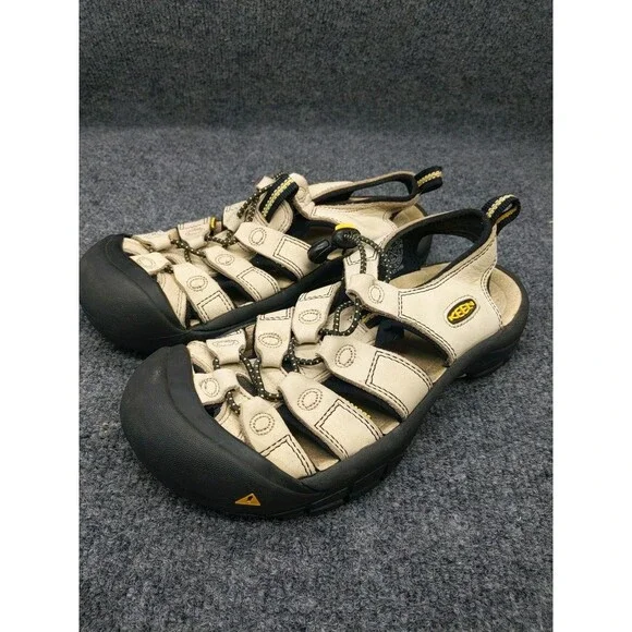 Keen Sandals Size 6 Washable Comfort Hiking Shoes Waterproof Tan/ Black - Picture 4 of 16